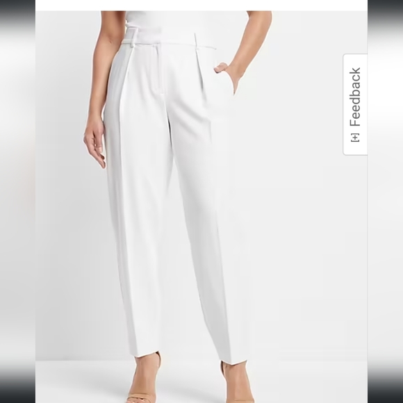 Express Pants - NWT Express Stylist super high waisted pleated pant - 4 short